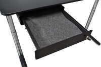 Steh-Sitz-Schreibtisch "LIFE.S" von König & Neurath in schwarz, 160 x 80 cm