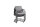 Stapelbarer Freischwinger "Unix Chair" von vitra in mauve grau